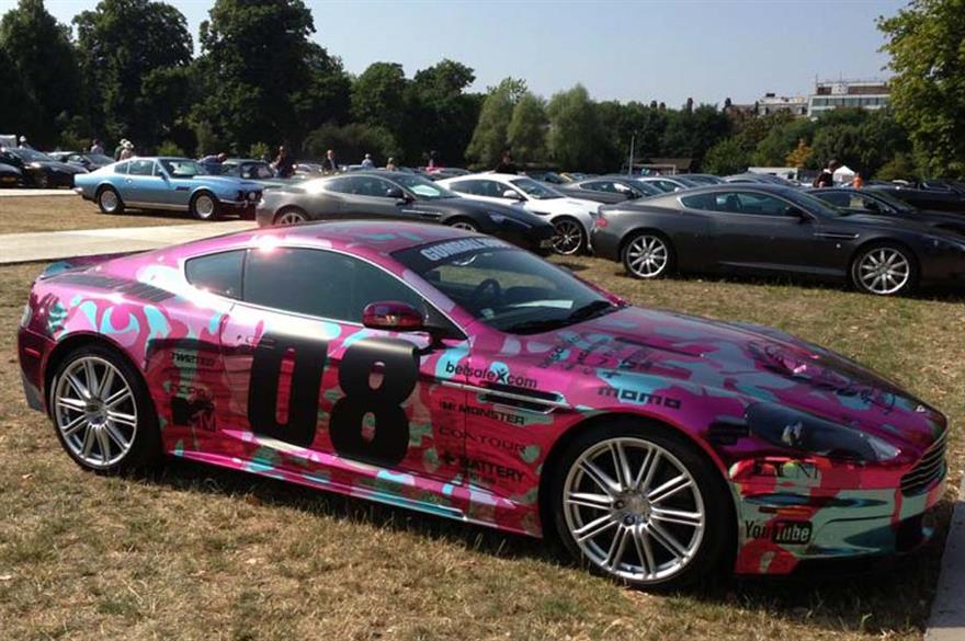 Aston Martin celebrates centenary at Kensington Palace